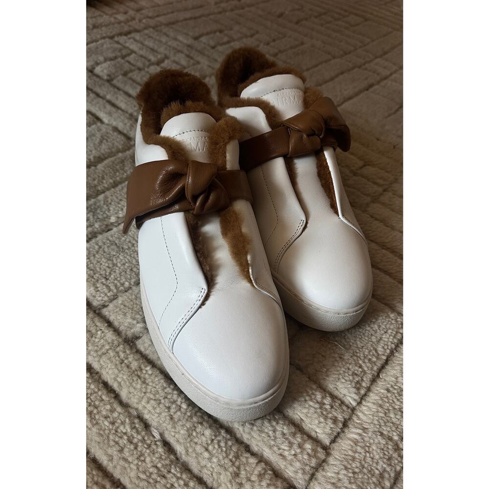 Alexandre Birman Clarita Sneaker Shearling Cognac